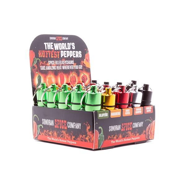 Standard Heat Keychain Spice Bullet – The Sweatshop Pepper Farm