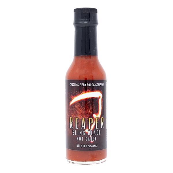 Cajohns Reaper Sling Blade Hot Sauce 5 Fl Oz Glass Bottle Sonoran Spice 1816