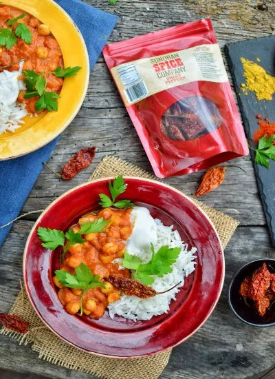 Ghost Pepper Chickpea Tikka Masala