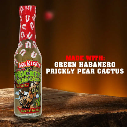 Ass Kickin' Habanero and Prickly Pear Hot Sauce