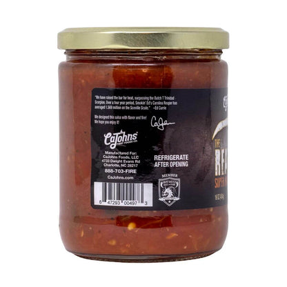 CaJohns The Reaper Super Hot Salsa Barcode