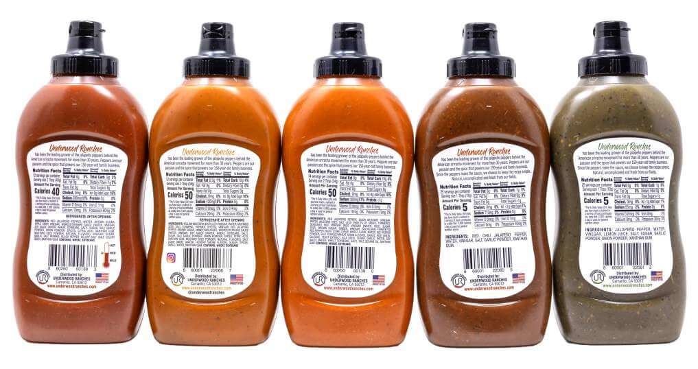 Underwood Ranches Hot Sauce & BBQ Sauce 5 Pack