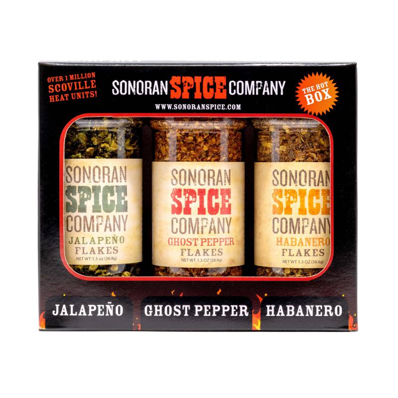 Ghost Pepper - Habanero - Jalapeno Flakes Gift Box 