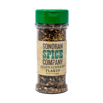 Green Serrano Pepper Flakes 1.3 oz