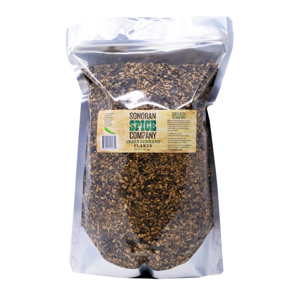 Green Serrano Pepper Flakes 1 kg