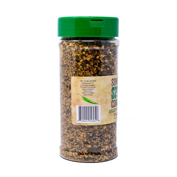 Green Serrano Pepper Flakes 4 oz