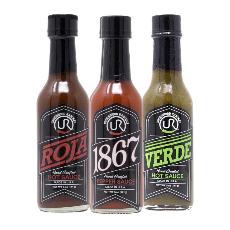 Underwood Ranches Hot Sauce 3 Pack