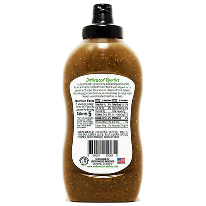 Underwood Ranches Verde Hot Sauce 16 Oz