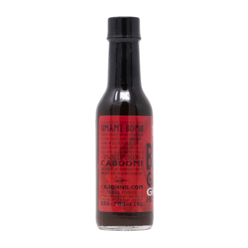 CaJohns Black Garlic Ghost Pepper Hot Sauce