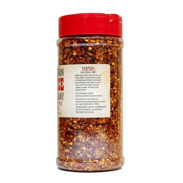 100% Pure Bird's Eye Chili Flakes | Up to 100,000 SHU - Sonoran Spice