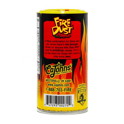 CaJohn's Fire Dust Habanero No Salt Spice Blend Seasoning