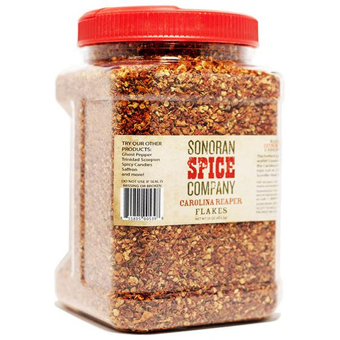 Carolina Reaper Pepper Flakes - 16 Oz | Sonoran Spice 