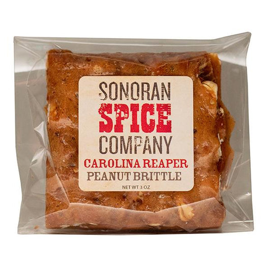 Carolina Reaper Peanut Brittle 3 oz Spicy Peanut Brittle DCs Korner 