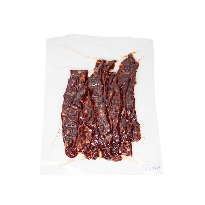 Carolina Reaper Peppered Beef Jerky 7 Oz Spicy Jerky Bakke Brothers 