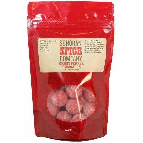 Ghost Pepper Gumballs Candy 25 Count Bag Ghost Pepper Sonoran Spice 