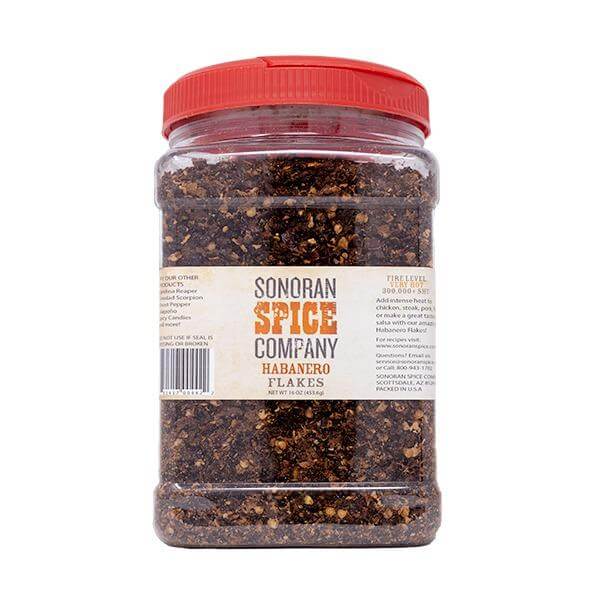 Habanero Pepper Flakes Habanero Flakes Sonoran Spice 16 Oz 