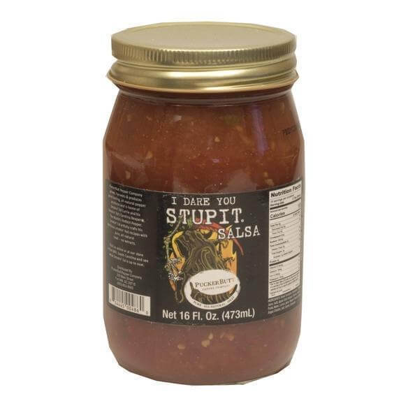 I Dare You Stupit Carolina Reaper Salsa Hot Sauce Pucker Butt 