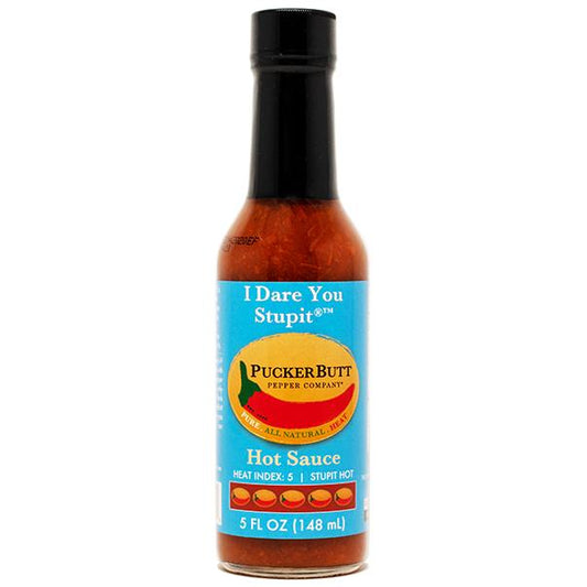 PuckerButt's I Dare You Stupit Hot Sauce Hot Sauce PuckerButt Pepper Company 