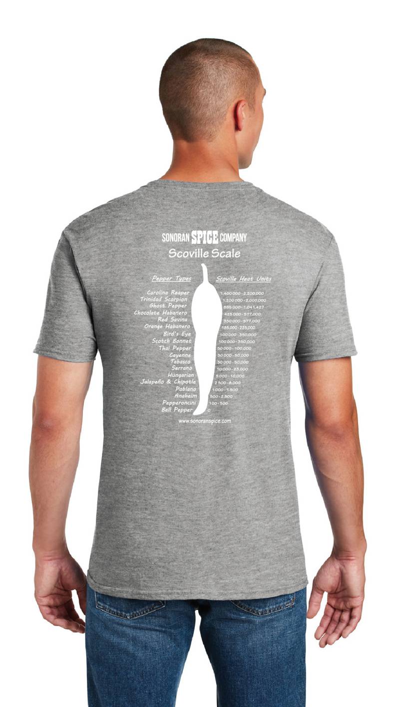 Sonoran Spice Grey T-Shirt Back